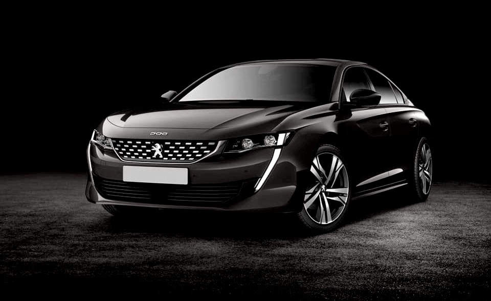 Véhicule Peugeot 508 noir VTC Le Transporteur